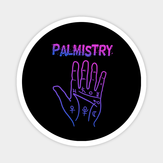 Palmistry, palm reading Magnet by cypryanus